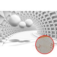 Фреска Ortograf 3D 33483 Фактура бархат золото FX-G Флизелин (4,4*2,7) Белый/Серый, Абстракция арт-33483 (бархат золото FX-G) — фото 1, Фрески