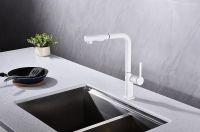 Смеситель для кухни Paulmark Neo Белый матовый арт-Ne214419-431 — фото 2, Смесители для кухни