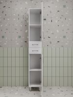 Шкаф пенал Style Line Эко Стандарт 30 Белый глянцевый арт-ЛС-00002329 — фото 5, Пеналы для ванной комнаты