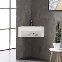 Товар: Тумба с раковиной Abber Stein 70 угловая Белая матовая арт-AS2653 - фото 3 Тумба с раковиной Abber Stein 70 угловая Белая матовая арт-AS2653 — фото 3, Тумбы с раковиной