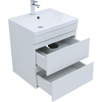 Товар: Тумба под раковину Aquanet Нота New 58 подвесная Белый глянец арт-335417 - фото 3 Тумба под раковину Aquanet Нота New 58 подвесная Белый глянец арт-335417 — фото 3, Тумбы под раковину