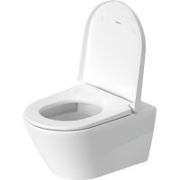 Унитаз Duravit D-Neo подвесной с сиденьем Микролифт арт-45770900A1 — фото 3, Подвесные унитазы