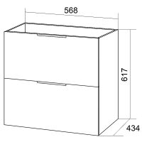Товар: Тумба под раковину Бриклаер Хелена 60 подвесная Высокий белый глянец арт-4627125416354 - фото 10 Тумба под раковину Бриклаер Хелена 60 подвесная Высокий белый глянец арт-4627125416354 — фото 10, Тумбы под раковину