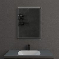 Товар: Зеркало Esbano 60 с подсветкой с подогревом и инфракрасным выключателем арт-ESMR3803HDB - фото 5 Зеркало Esbano 60 с подсветкой с подогревом и инфракрасным выключателем арт-ESMR3803HDB — фото 5, Зеркала в ванную комнату