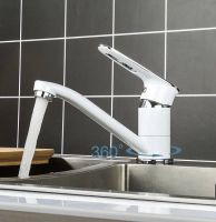 Смеситель для кухни Frap H49 Белый Хром арт-F4549 — фото 6, Смесители для кухни