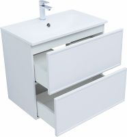 Товар: Тумба под раковину Aquanet Арт 75 подвесная Белая матовая арт-313255 - фото 3 Тумба под раковину Aquanet Арт 75 подвесная Белая матовая арт-313255 — фото 3, Тумбы под раковину
