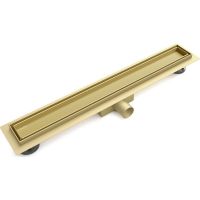 Душевой лоток Esbano Meta 60 M-TILE-60SG с решеткой Золото матовое / под плитку арт-ESTRMETTILE60SG — фото 1, Душевые лотки