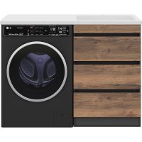 Товар: Тумба с раковиной Misty Коломбо 120 R Дуб Галифакс Антрацит арт-УТ000015588 - фото 2 Тумба с раковиной Misty Коломбо 120 R Дуб Галифакс Антрацит арт-УТ000015588 — фото 2, Тумбы с раковиной