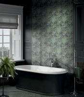 Керамическая плитка Kerama Marazzi Синтра 2 панель черный матовый обрезной настенная 40х120 см арт-14052R — фото 3, Керамическая плитка