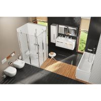 Тумба под раковину Ravak SD Chrome 120 подвесная Капучино Белая арт-X000000964 — фото 6, Тумбы под раковину