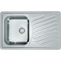 Кухонная мойка Alveus Elegant 30 SAT 90 FI 810x510 Сатинированная сталь арт-1126348 — фото 1, Кухонные мойки