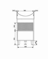 Тумба под раковину 1MarKa Story 45Н Белый глянец арт-У99313 — фото 7, Тумбы под раковину