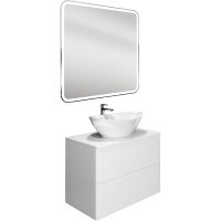 Тумба с раковиной Orange Otto 75 Белая арт-Ot-75TuMDF+G56 — фото 6, Тумбы с раковиной