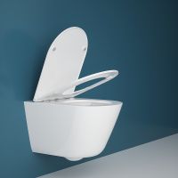 Унитаз Esbano Clavel-53T подвесной с сиденьем Микролифт арт-ESUPCLAV53TW — фото 8, Подвесные унитазы