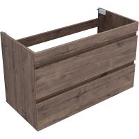 Тумба под раковину Aquanet Нота New 100 подвесная Дуб веллингтон табак арт-334194 — фото 10, Тумбы под раковину