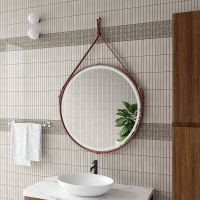 Зеркало Континент Millenium D 800 с подсветкой Коричневое с сенсорным выключателем арт-ЗЛП1378 — фото 10, Зеркала в ванную комнату