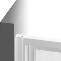 Душевая дверь Ravak Supernova SDOP-90 профиль Белый стекло Grape арт-03V70100ZG — фото 7, Распашные душевые двери