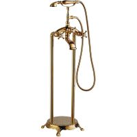 Смеситель для ванны Abber Klassik Золото арт-AF8415G — фото 1, Смесители напольные