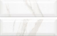 Керамическая плитка Kerama Marazzi Дорато белый грань настенная 8,5х28,5 см арт-9034 — фото 1, Керамическая плитка