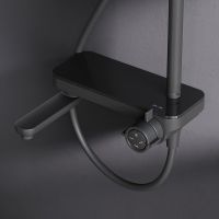 Душевая система AM.PM Like Черная матовая арт-F0780722 — фото 10, Душевые стойки