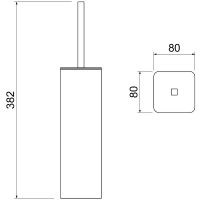 Ершик для унитаза Timo Torne Золото матовое арт-43161/17 — фото 2, Ершики для унитаза