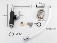 Товар: Смеситель для кухни Frap Черный Белый арт-F4452-7 - фото 7 Смеситель для кухни Frap Черный Белый арт-F4452-7 — фото 7, Смесители для кухни