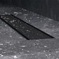 Душевой лоток AM.PM PrimeFlow 50 с Черной матовой решеткой / под плитку Tile арт-W02SC-U11-050-04BM — фото 9, Душевые лотки