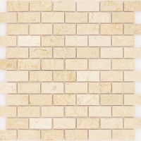 Мозаика Caramelle mosaic Pietrine 4 мм Botticino POL 29,8x29,8 см арт-00-00002549 — фото 1, Мозаика