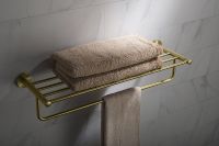 Полка для полотенец Timo Saona Золото матовое арт-13058/17 — фото 2, Полки для полотенец