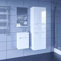 Товар: Тумба под раковину СанТа Лондон 40 подвесная Белая арт-224017 - фото 3 Тумба под раковину СанТа Лондон 40 подвесная Белая арт-224017 — фото 3, Тумбы под раковину