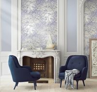 Обои Milassa Flos 6 001 Флизелин (1*10,05) Белый, Рогожка арт-Flos6 001 — фото 2, Обои для стен