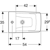 Биде Geberit Xeno 2 без крышки арт-500.501.01.1 — фото 4, Биде подвесные