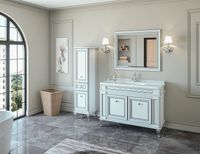 Тумба под раковину Caprigo Fresco 120 Белая матовая арт-10616SN-В016 — фото 4, Тумбы под раковину