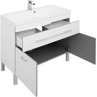 Тумба с раковиной Aquanet Верона 100 Белая арт-213034 — фото 4, Тумбы с раковиной