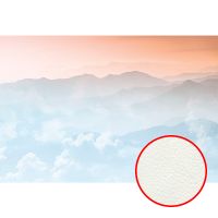 Фреска Ortograf Relax 34255 Фактура флок FLK Флизелин (4*2,7) Голубой/Розовый, Пейзаж арт-34255 (флок FLK) — фото 1, Фрески