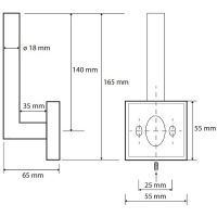 Держатель запасного рулона Bemeta Beta Хром арт-132112032 — фото 2, Держатели для запасных рулонов