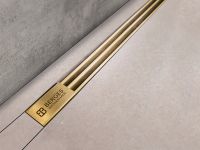 Душевой лоток Berges Super Slim 800 с решеткой Золото глянец арт-092154 — фото 3, Душевые лотки