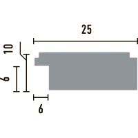 Товар: Багет Decomaster 2400x25x10 мм арт-102-17 - фото 2 Багет Decomaster 2400x25x10 мм арт-102-17 — фото 2, Багеты