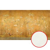 Фреска Ortograf Silver&Gold 32820 Фактура флок FLK Флизелин (4,5*2,7) Золото, Деревья/Цветы/Птицы арт-32820 (флок FLK) — фото 1, Фрески