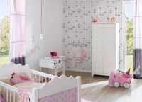 Обои детские AS Creation Little Stars Винил на флизелине (0,53*10,05) Серый/Розовый, Абстракция арт-35862-1 — фото 2, Обои для стен