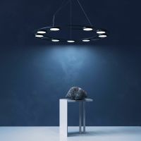 Подвесной светильник Maytoni Modern Fad Черный матовый арт-MOD070PL-L63B3K — фото 6, Подвесные светильники