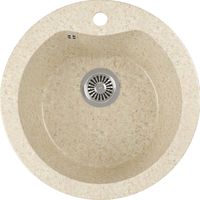 Кухонная мойка Domaci Бьелла DMC-08S арт-GWS-08S-328 бежевая — фото 1, Кухонные мойки