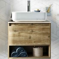 Товар: Тумба с раковиной STWORKI Карлстад 60 подвесная Дуб рустикальный арт-425083 - фото 2 Тумба с раковиной STWORKI Карлстад 60 подвесная Дуб рустикальный арт-425083 — фото 2, Тумбы с раковиной