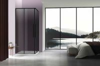 Товар: Душевой уголок Vincea Slim-N 100x80 профиль Черный стекло тонированное арт-VSS-4SN8010CGB - фото 3 Душевой уголок Vincea Slim-N 100x80 профиль Черный стекло тонированное арт-VSS-4SN8010CGB — фото 3, Прямоугольные душевые уголки