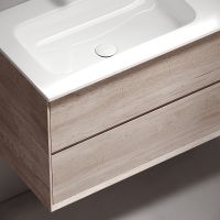 Тумба под раковину Sancos Marmi 2.0 100 L подвесная Дуб галифакс натуральный арт-MR2.0100LEG — фото 6, Тумбы под раковину