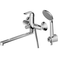 Смеситель для ванны Bravat Fit универсальный Хром арт-F6135188CP-LB-RUS — фото 1, Смеситель для ванны