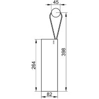 Скребок Keuco Universal 04959 140000 Трюфель арт-04959140000 — фото 2, Скребки для душа
