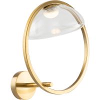 Настенный светильник Maytoni Modern Lunare Прозрачный Латунь арт-MOD327WL-L5BS3K — фото 1, Бра