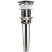 Донный клапан WellWant click-clack Хром арт-WWSD2000M — фото 2, Донные клапаны