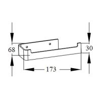 Держатель туалетной бумаги Boch Mann CR-D01-10MB BM Черный матовый арт-10666 — фото 4, Держатели туалетной бумаги